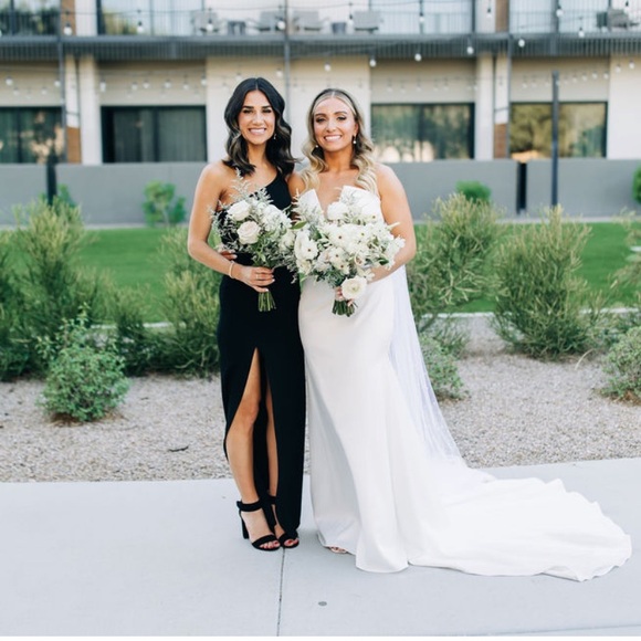 Lulu’s- Keeper of My Heart One-Shoulder Maxi Dress-Size XXS - Picture 2 of 4